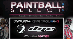 Desktop Screenshot of paintball-select.com